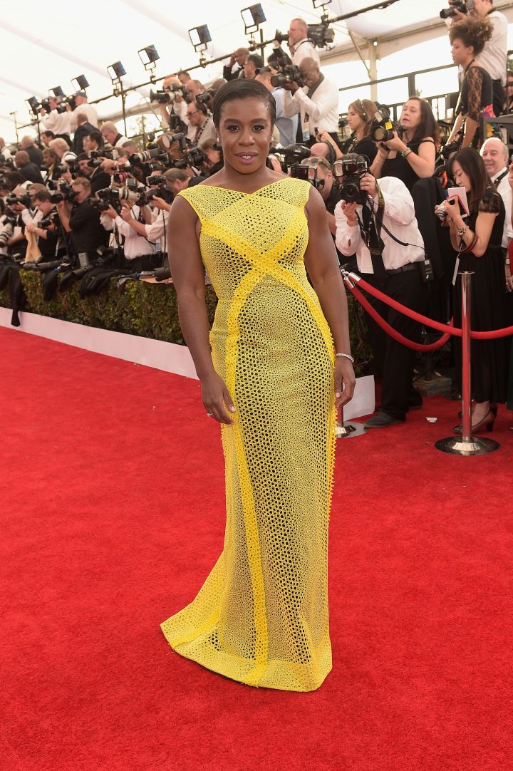 Uzo is the new black! Uzo Aduba made history in 2015 as the first black woman to win the SAG Award for Outstanding Comedy Actress for her role as Crazy Eyes in “OITNB.”