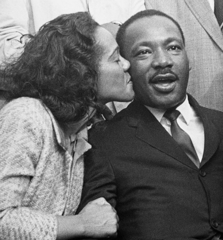 Coretta lands a big one on MLK before the start of their famous Selma to Montgomery march in Alabama.
