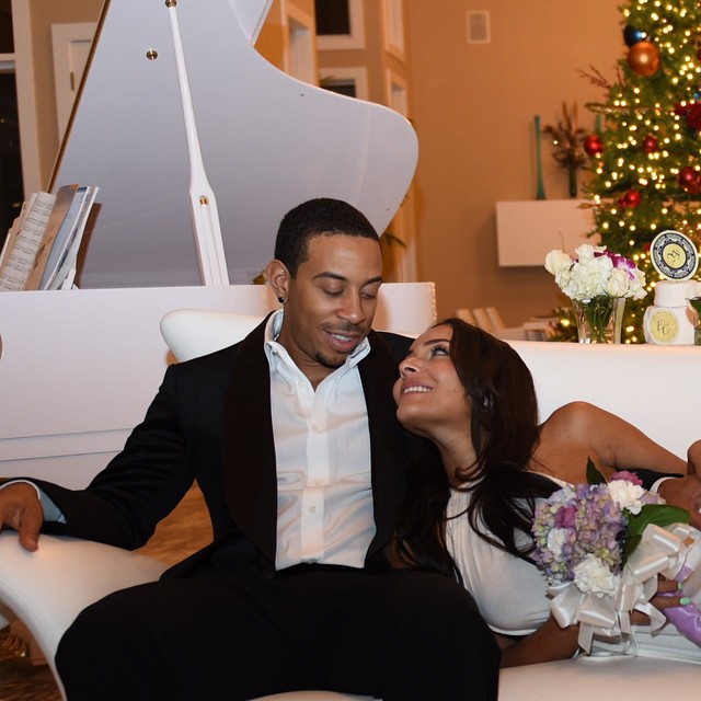 Ludacris proposed and married his longtime girlfriend Eudoxie all on the same day.