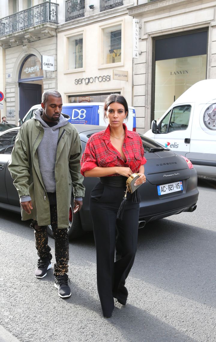 He can’t keep his eyes off her fatty.