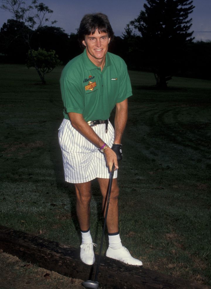 Bruce hits the golf course.