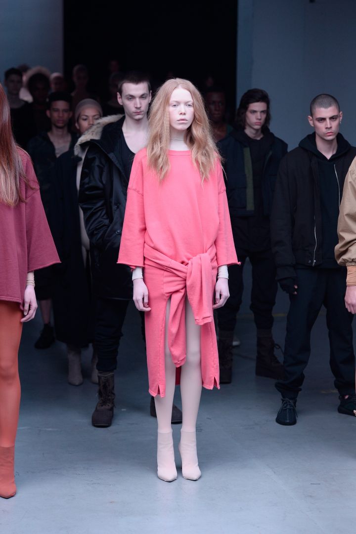 To bold pastels such as this pink number…