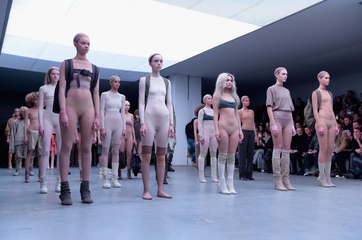 There were different color palettes, from sheer whites…