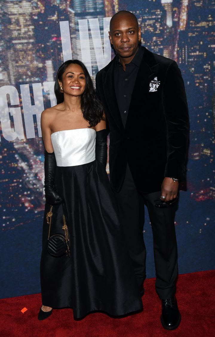 Dave Chappelle and his wife