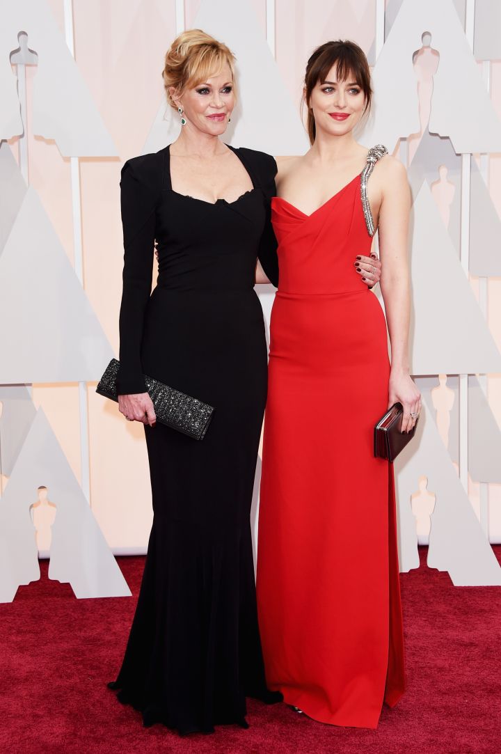 Melanie Griffith and Dakota Johnson