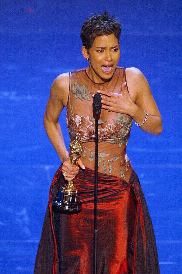 Who can forget Halle Berry’s emotional speech when she won for her impeccable acting in “Monster’s Ball.”