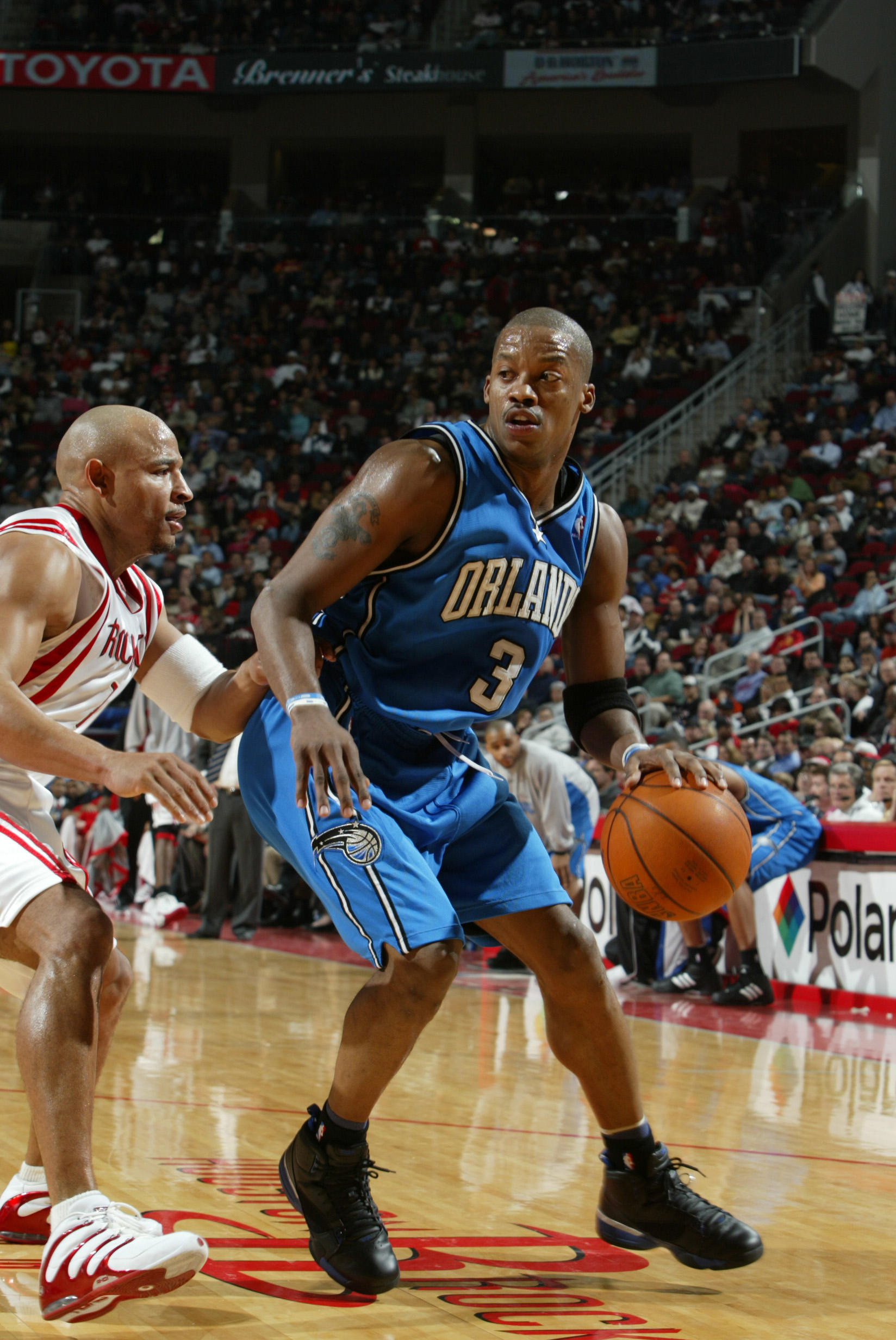 Orlando Magic Steve Francis against Houston Rockets David Wesley