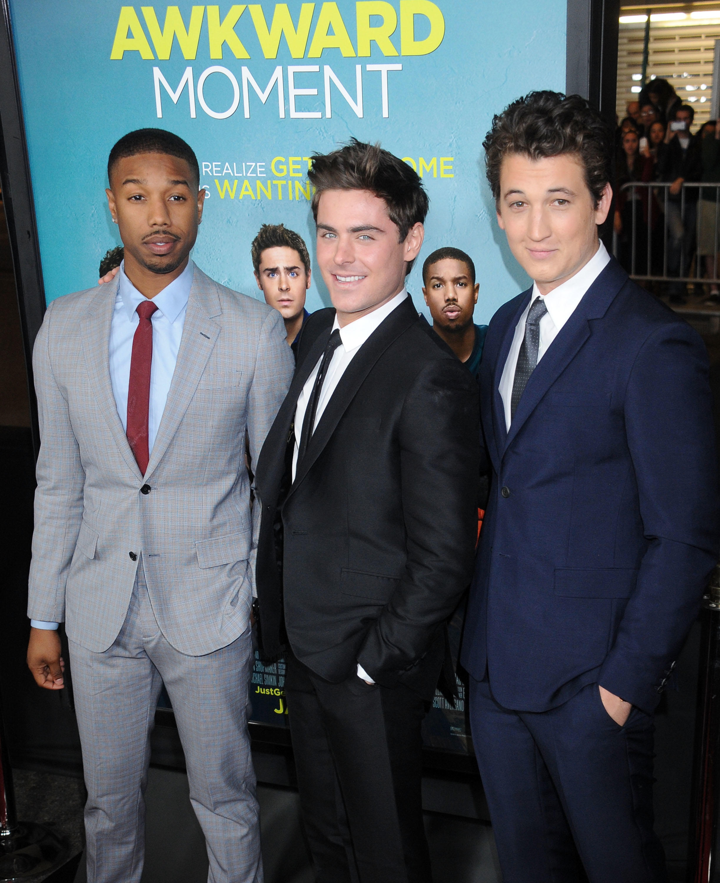 Michael B. Jordan, Zac Efron, Miles Teller