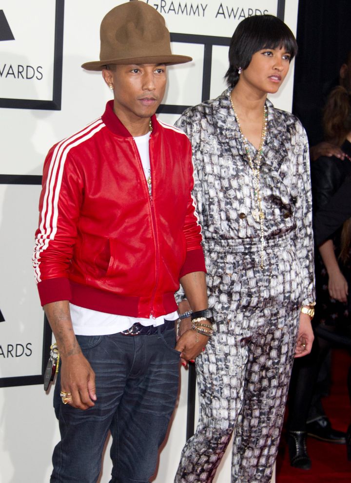 The infamous Pharrell hat.