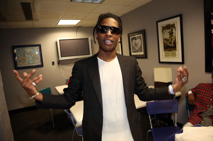 He wears his sunglasses indoors. And somehow it’s not douchy.