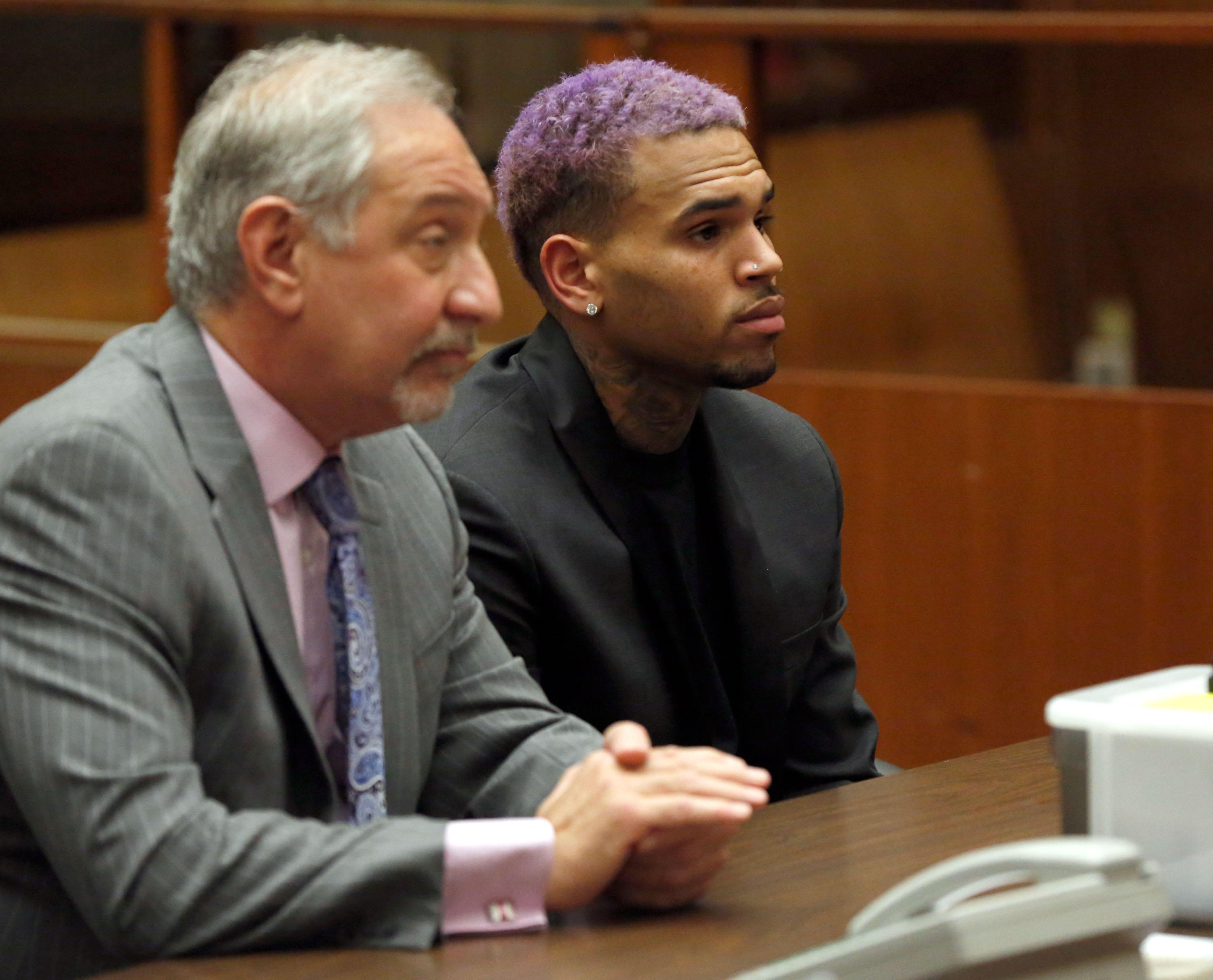 Chris Brown Probation Violation Hearing