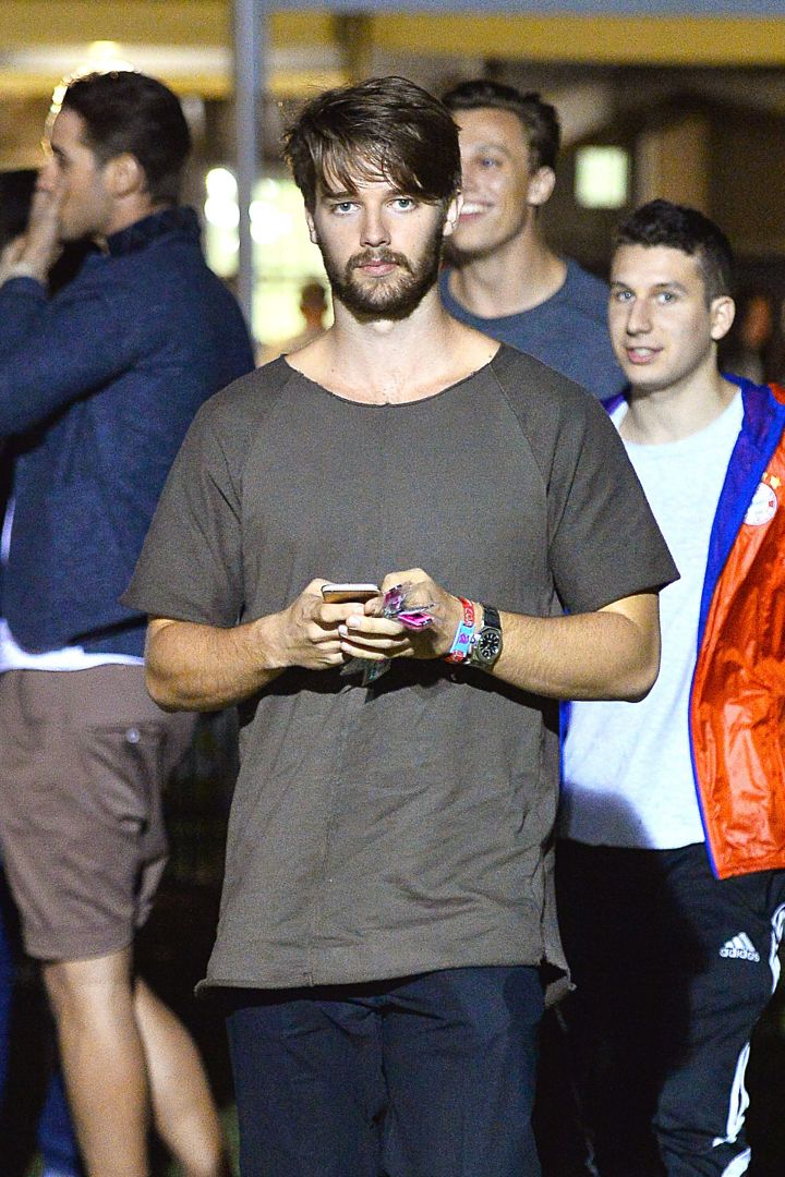 Patrick Schwarzenneger spotted without Miley Cyrus