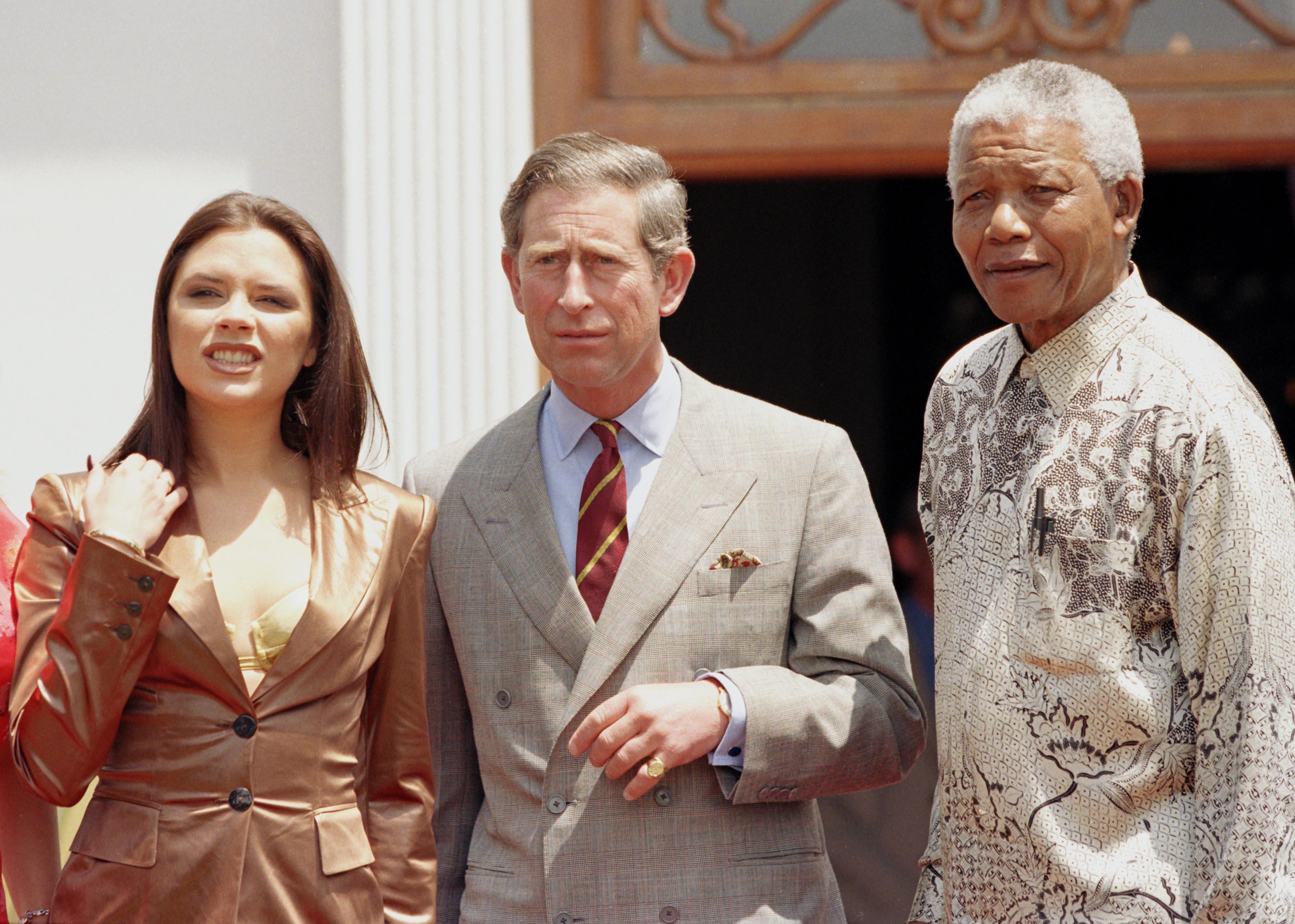 Meeting Prince Charles and Nelson Mandela.