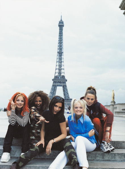 Taking over Paris with Ginger, Baby, Scary, and Sporty.