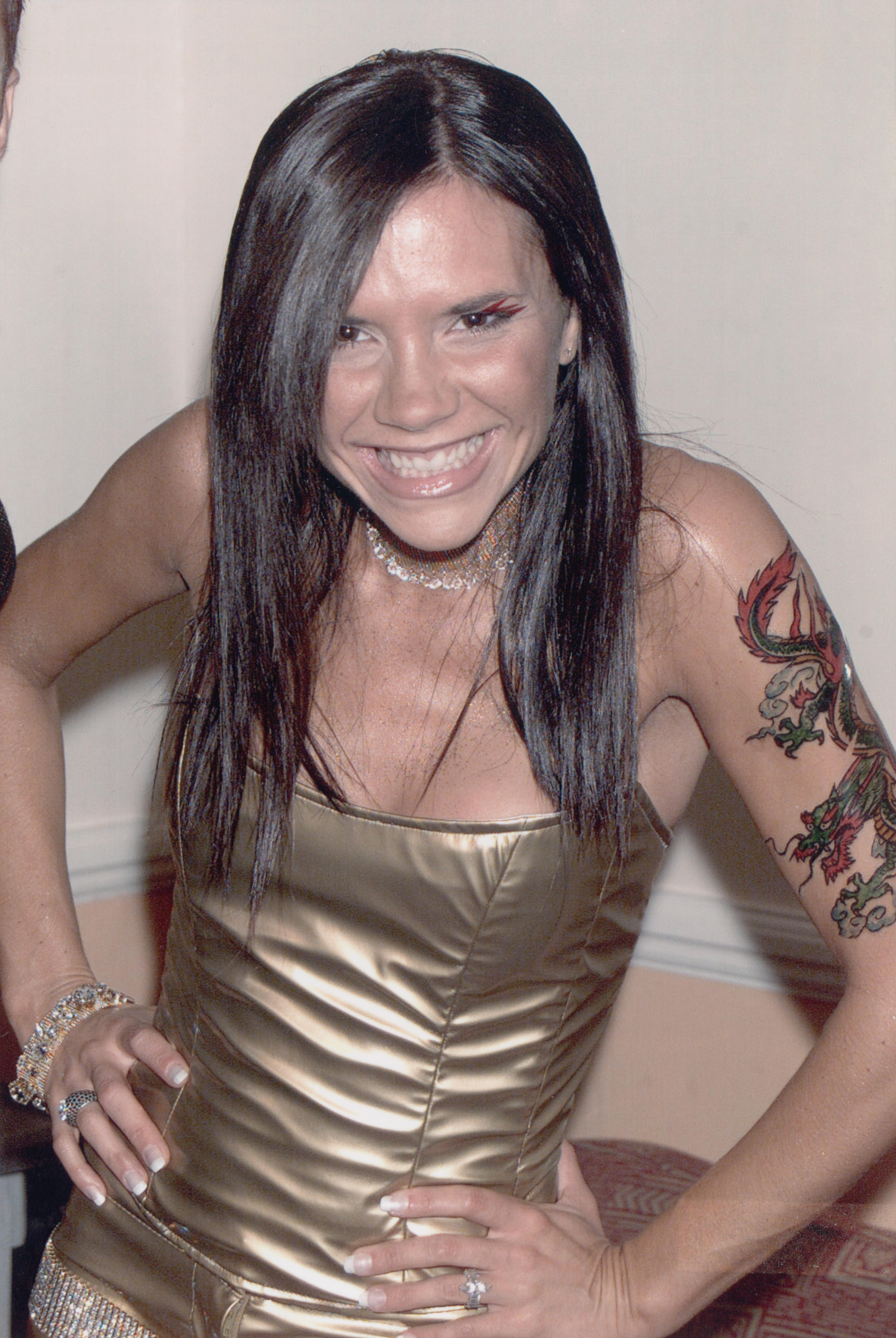 Back when temporary tattoos were the cool thing to do. We never saw Victoria with her dragon tattoo again.