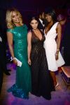 Girl Power! Laverne Cox, Kim, and Naomi Campbell.