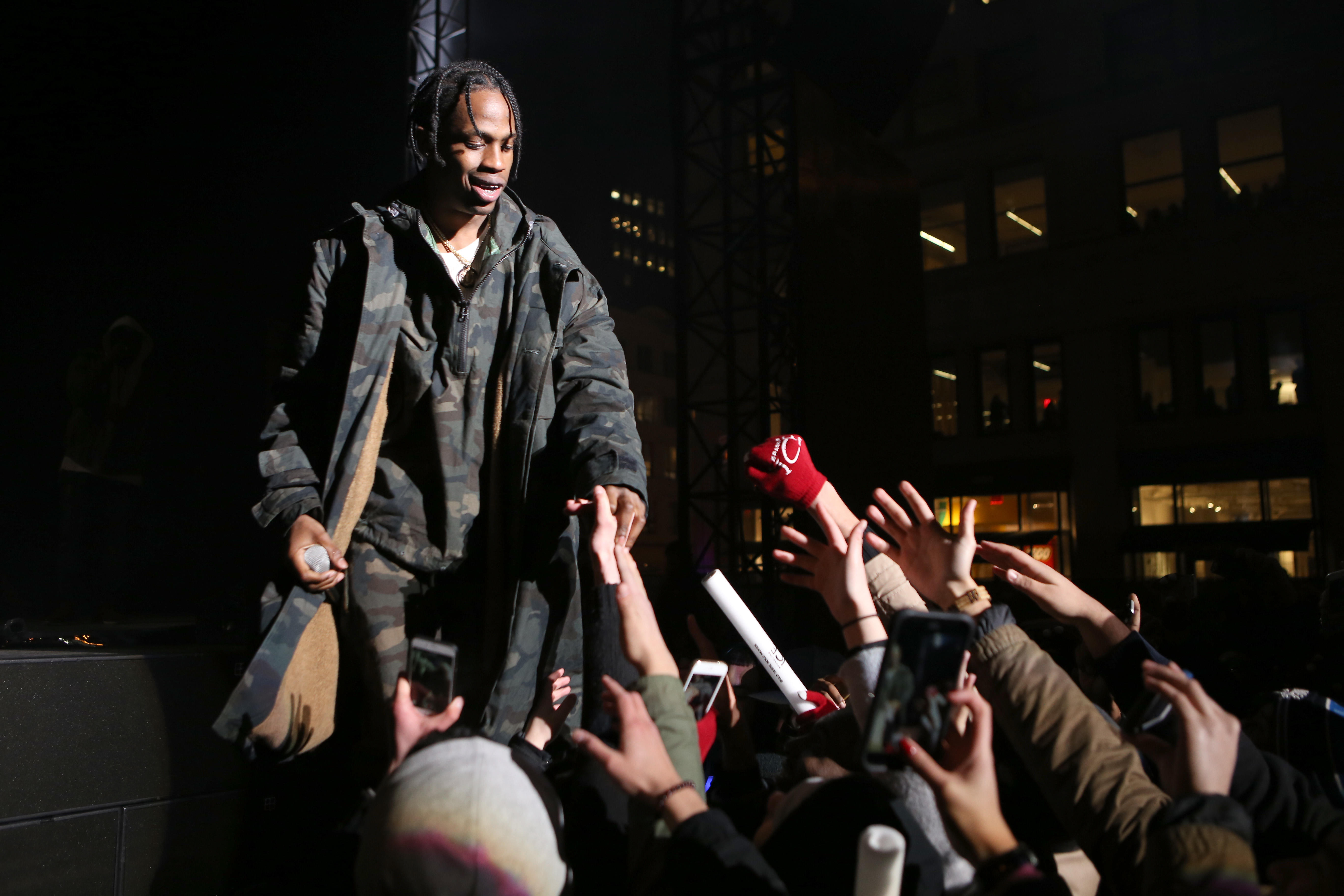 Travi$ Scott performs at Roc City Classic