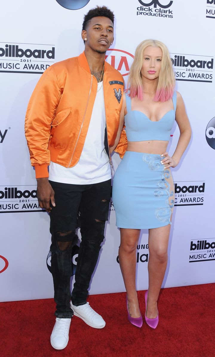 Nick Young accompanied his “boo” on the red carpet.