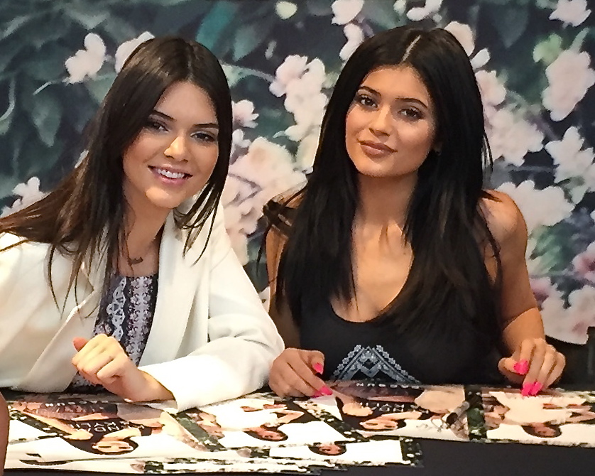 Kendall and Kylie Jenner make appearance in Pacsun store in Santa Monica