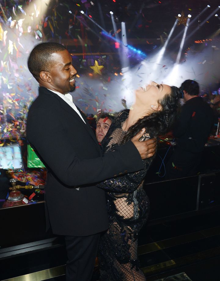 Weāve never seen KimYe happier.