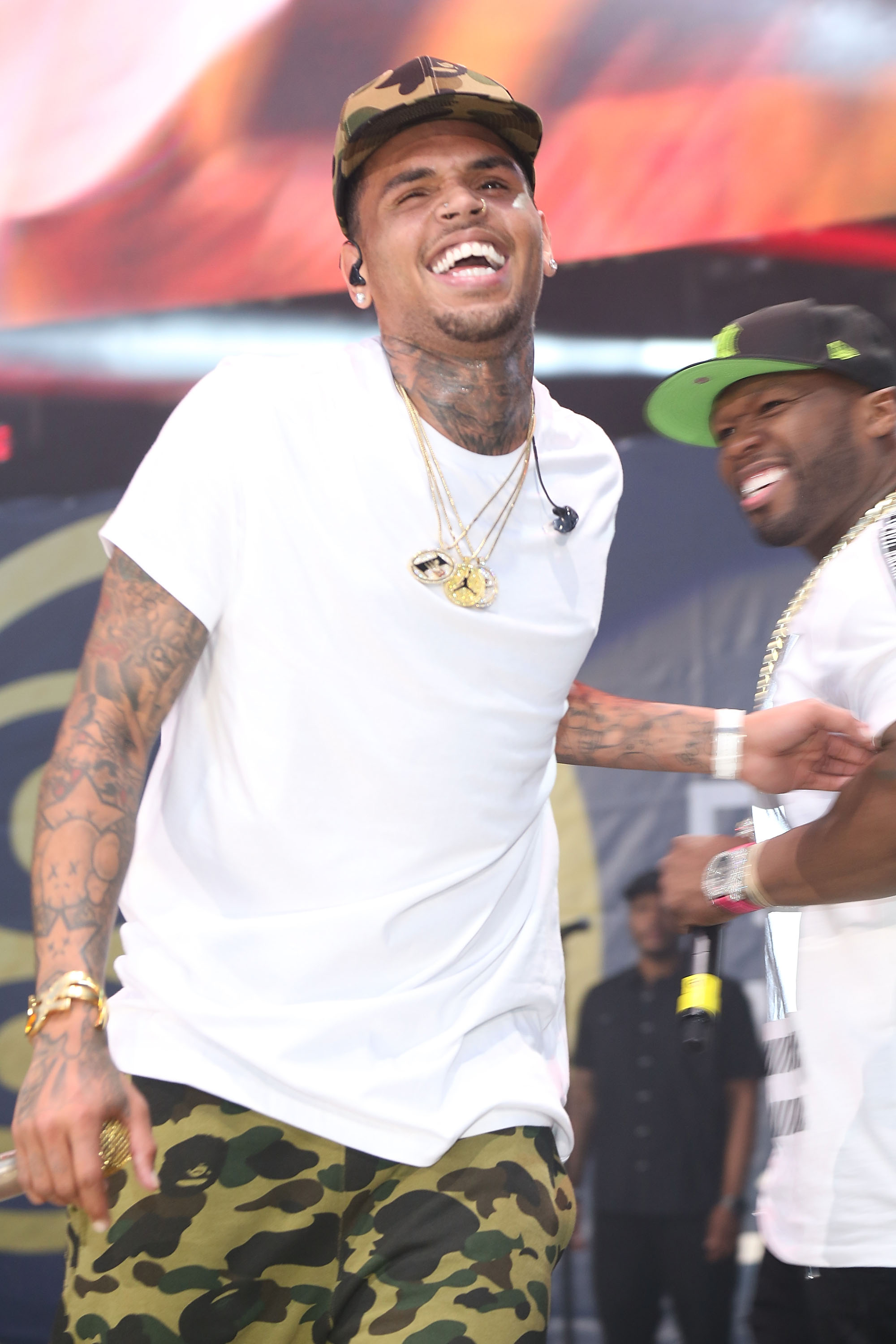 Chris Brown & 50 Cent - 2015 Hot 97 Summer Jam