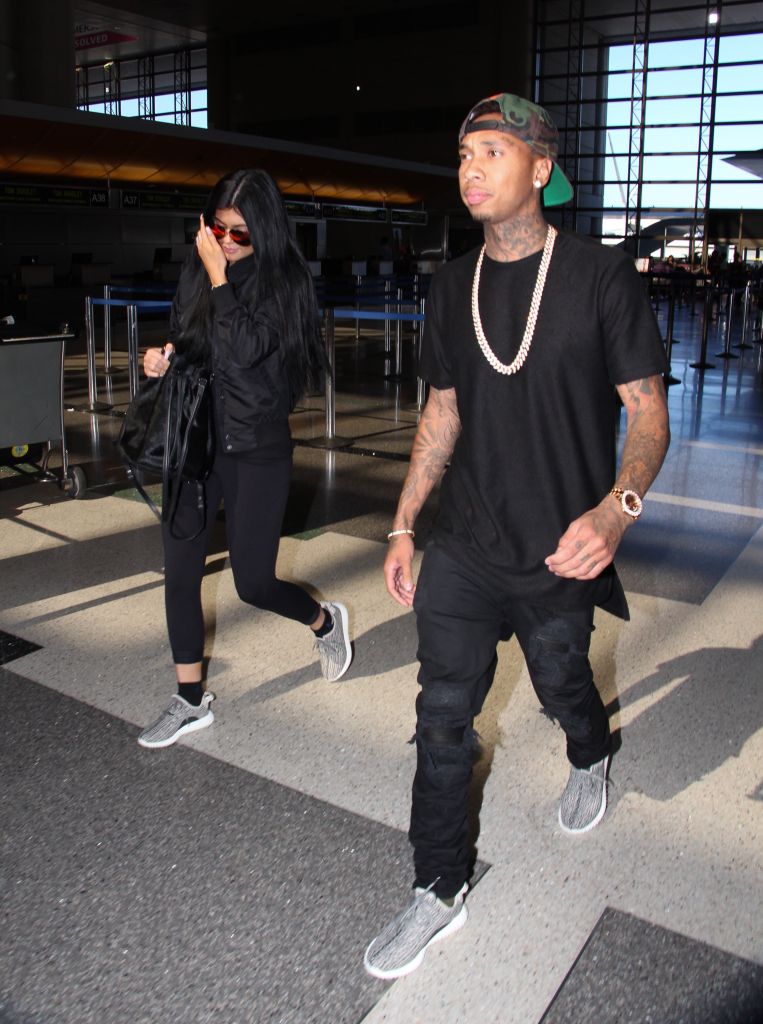 Kylie Jenner and Tyga at LAX