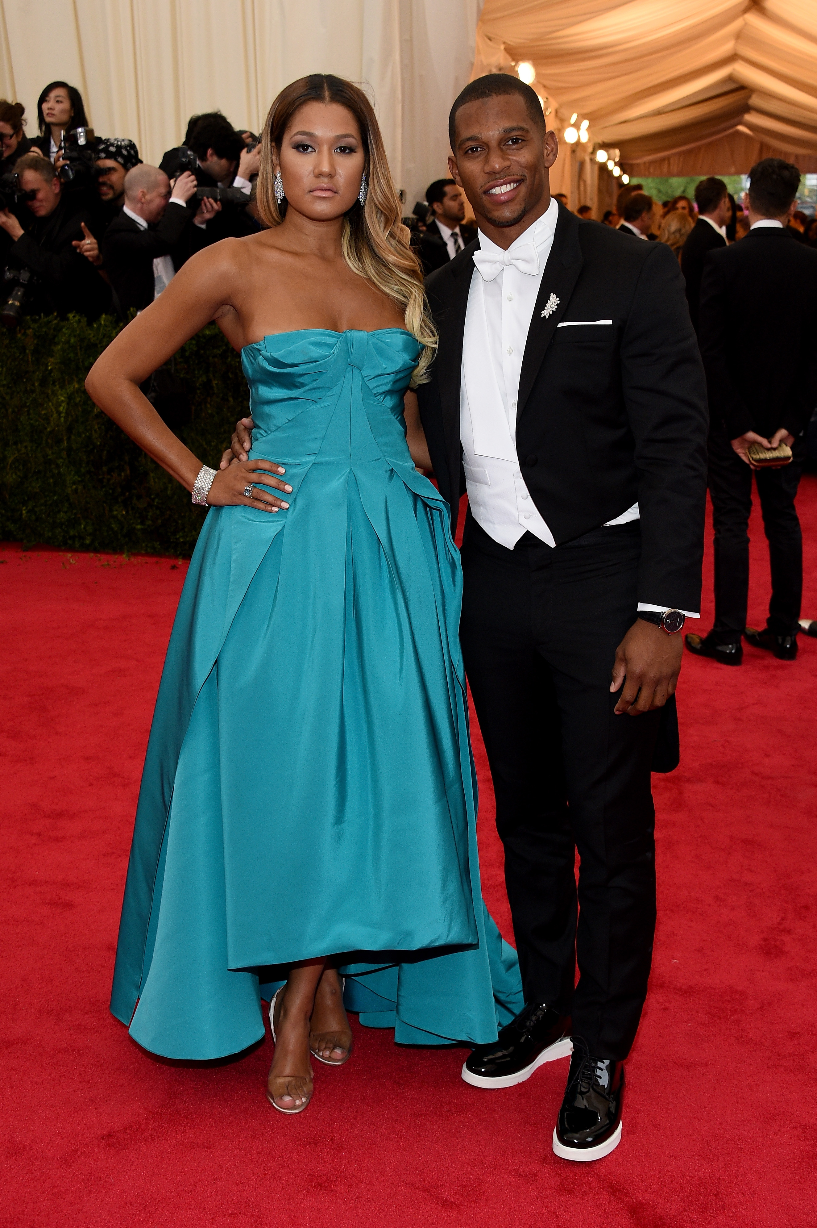 Victor Cruz and Elaine Watley