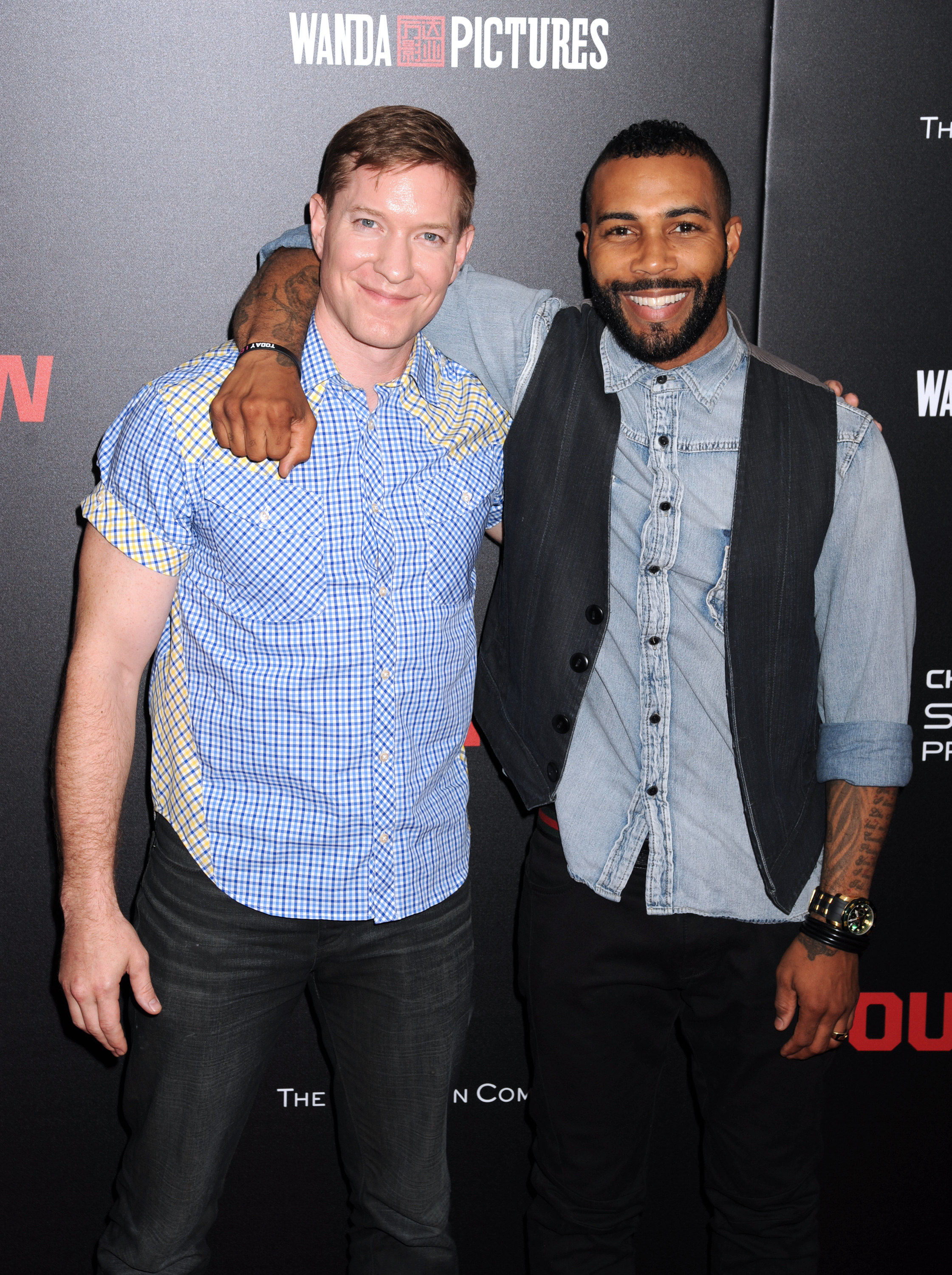 Joseph Sikora & Omari Hardwick, Southpaw premiere
