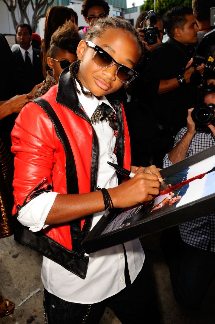 Jaden Smith then in 2010.