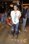 Laura Govan chucks up the deuces on her way into the All Def Comedy Live party in L.A.