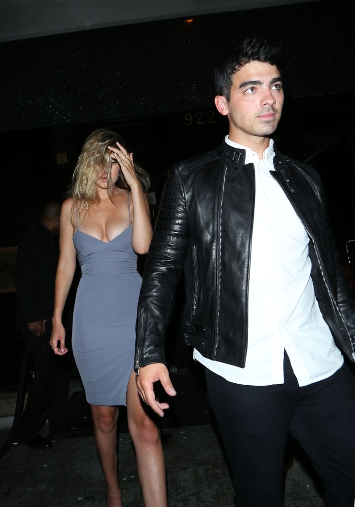 Gigi Hadid and boyfriend Joe Jonas made a date night out of Kylie Jenner’s birthday party.