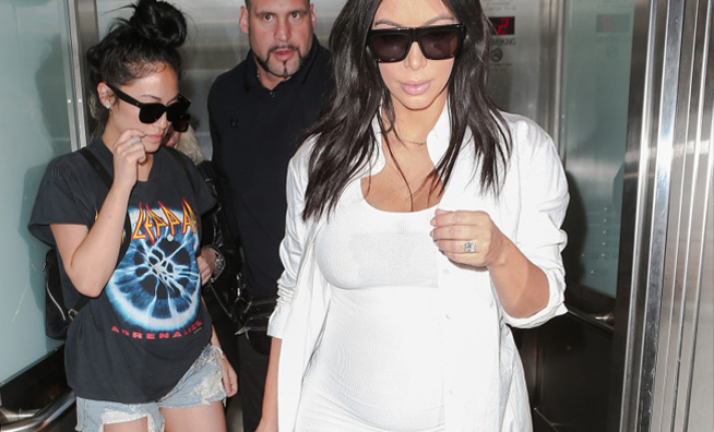 pregnant kim kardashian