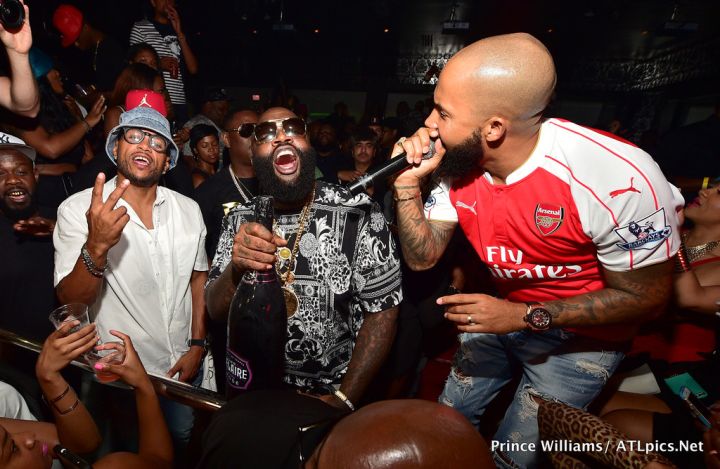 Rick Ross & Kenny Burns turned up as they hosted Compound last night in Atlanta.