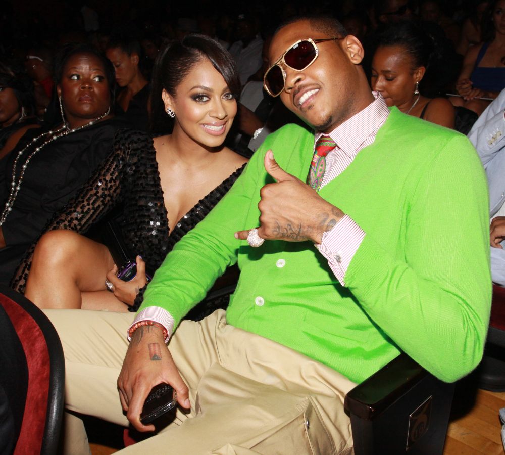 Carmelo and Lala Anthony