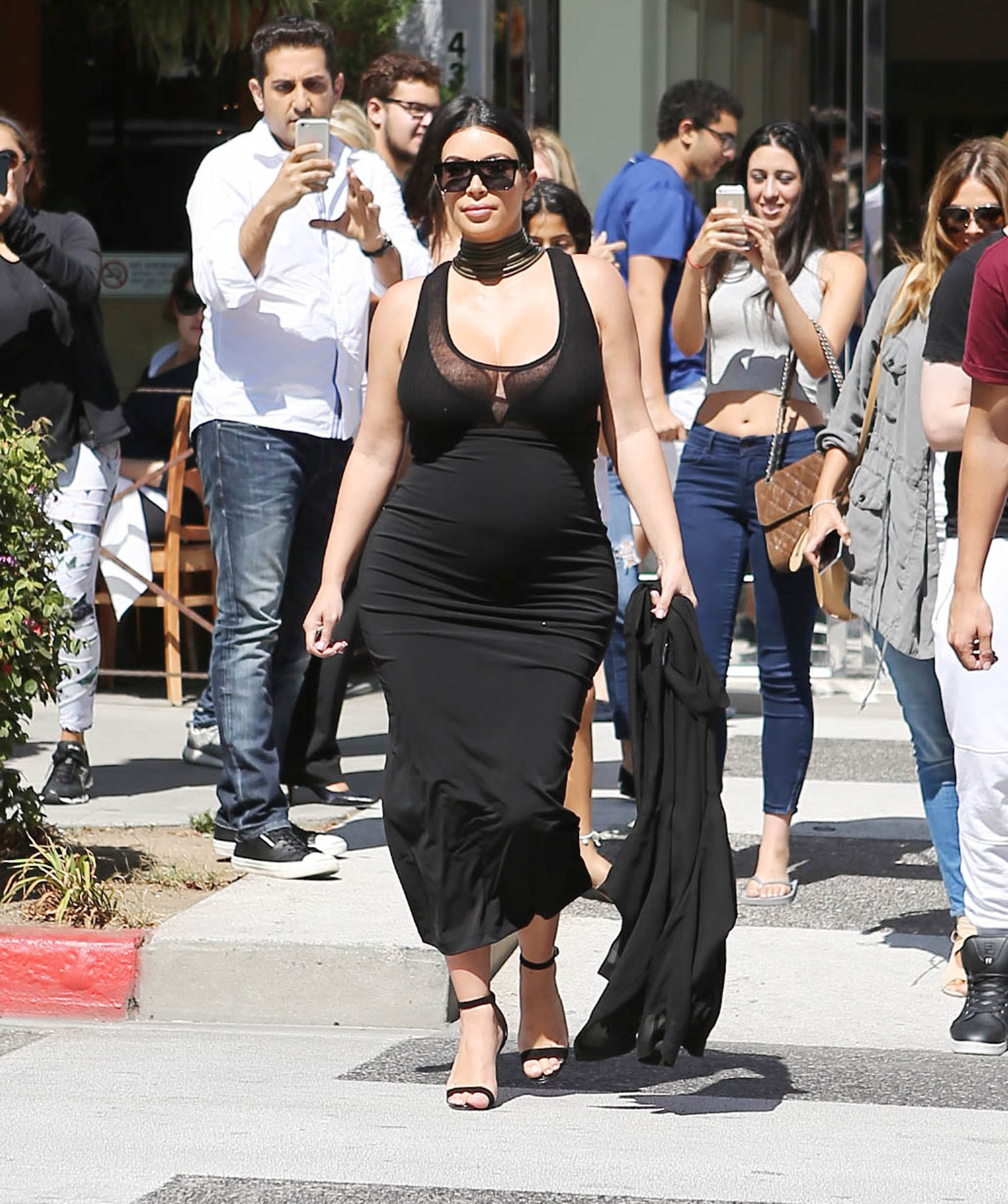 Kim Kardashian visits baby doctor in L.A.
