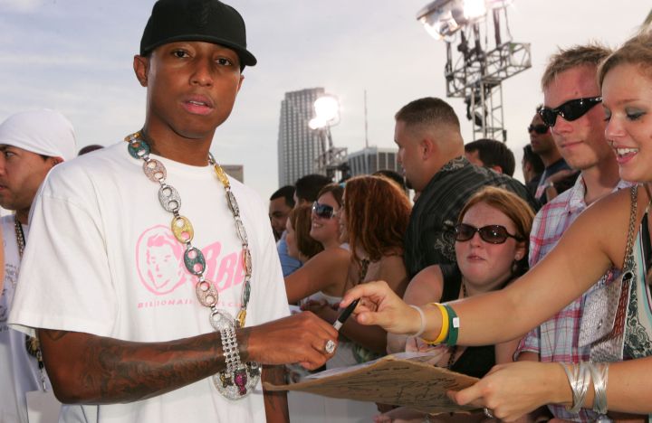 Pharrell still hasn’t aged.