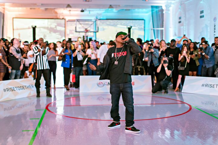 EA Sports’ NBA Live 16 Preview in New York City.
