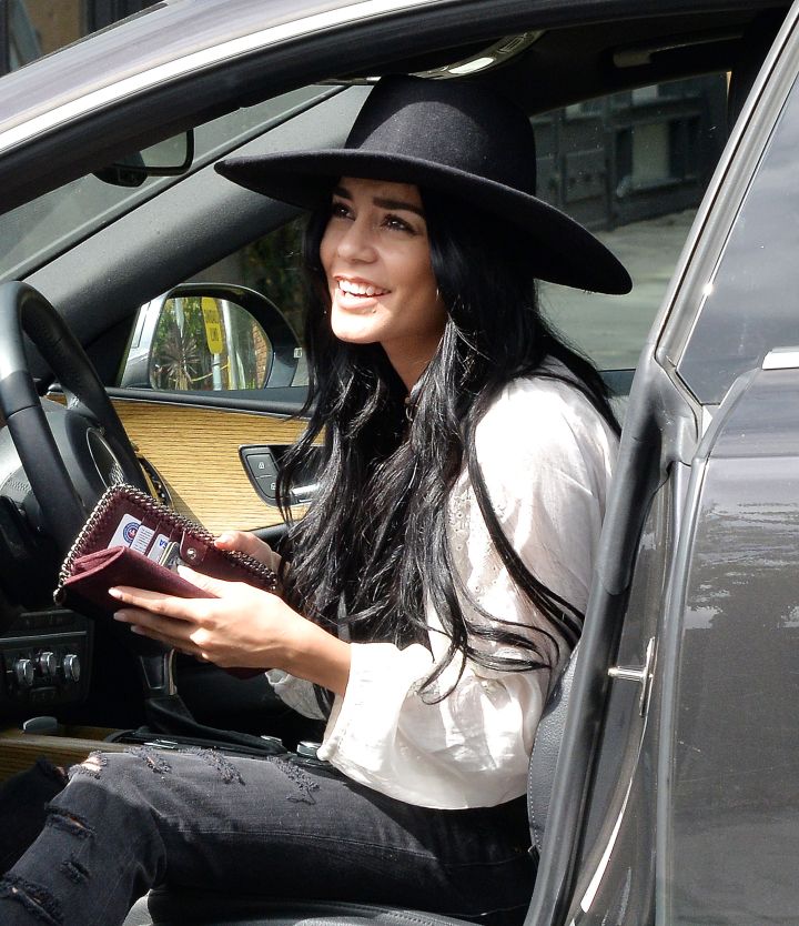 Flash that smile! Vanessa Hudgens was out and about in Los Angeles.
