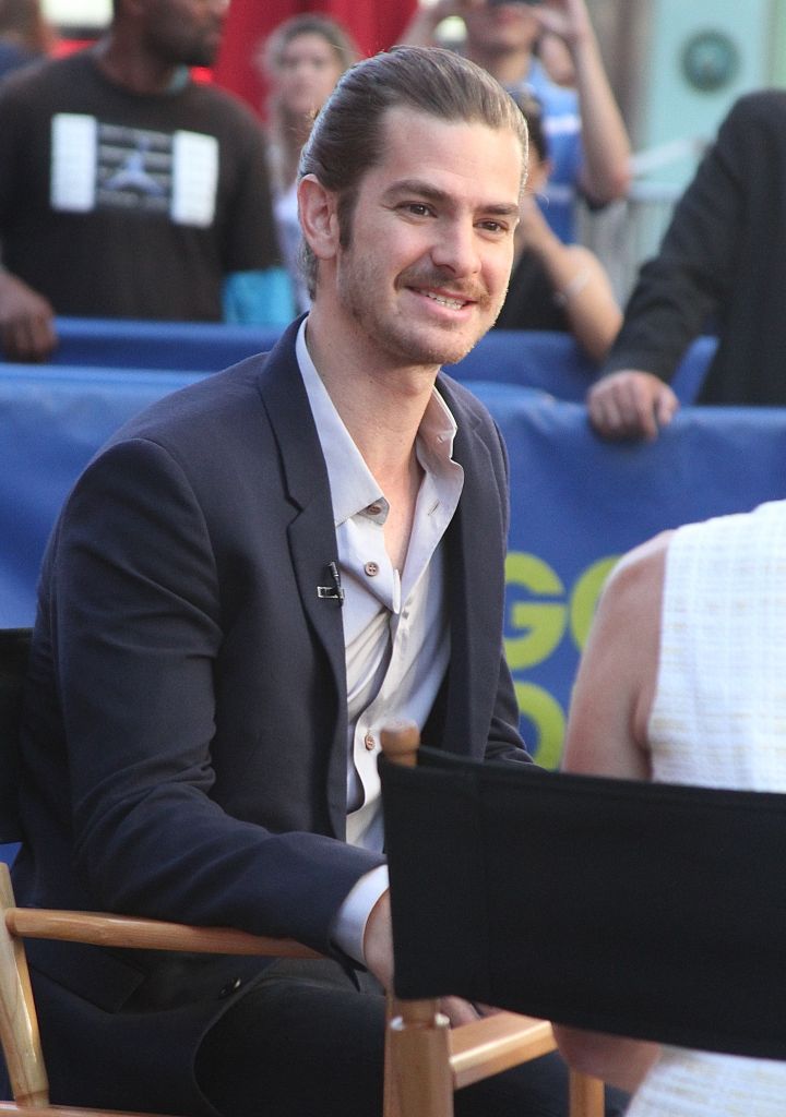 Andrew Garfield visits “Good Morning America” in NYC’s Times Square and talked about his new movie “99 Homes.”