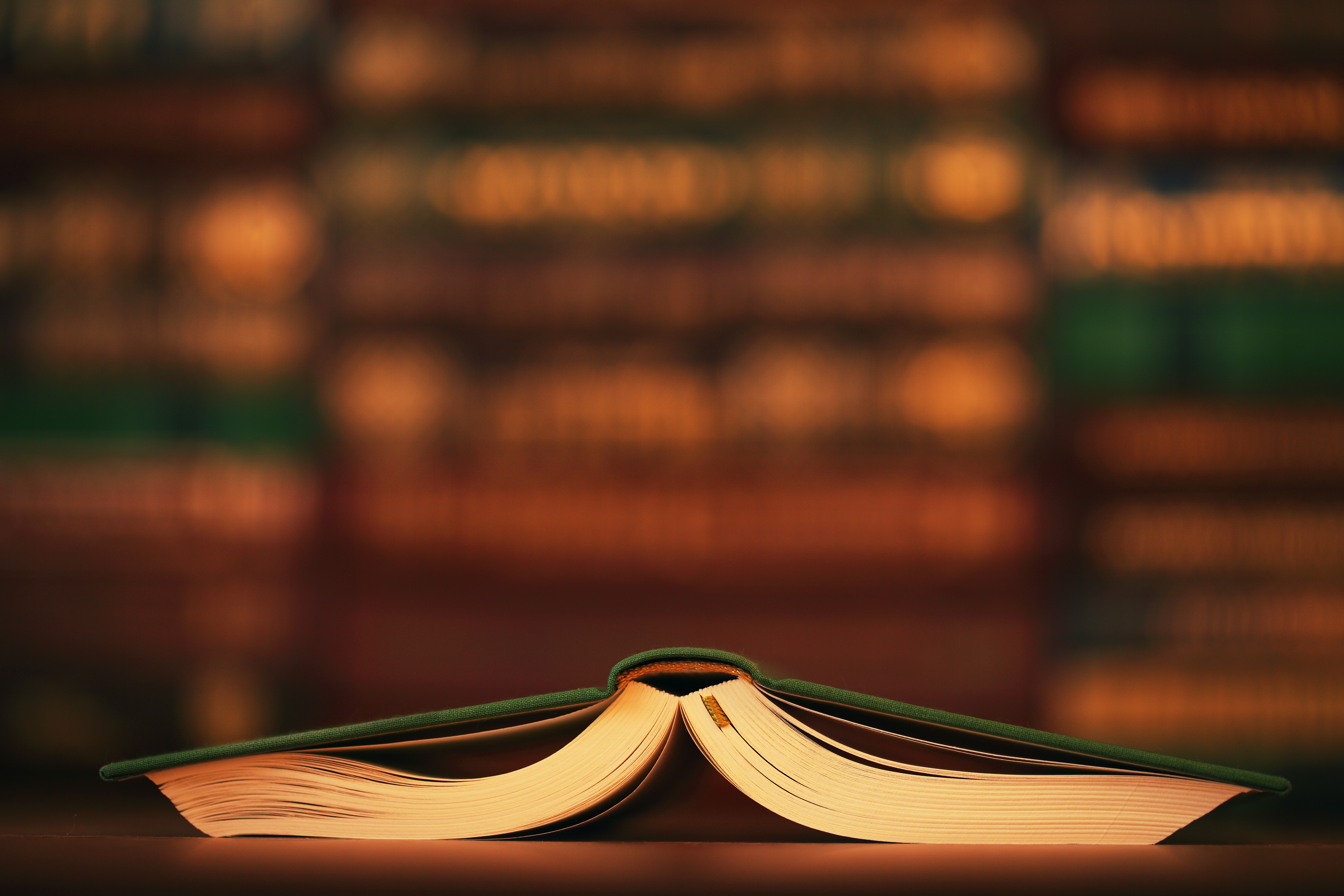 Beautiful hardcover book laying on a table