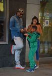 Carmelo Anthony, La La Anthony, and their son Kiyan Anthony were spotted outside Lincoln Square Cinemas in New York for a quick movie night.