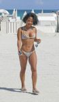 Christina Milian rocked her two piece bikini on the beaches of Miami while taking a break from her new show “Grandfathered.”