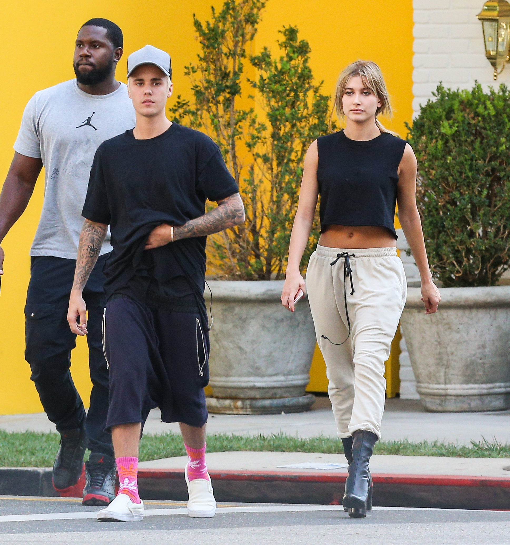 Justin Bieber and Hailey Baldwin in Beverly Hills