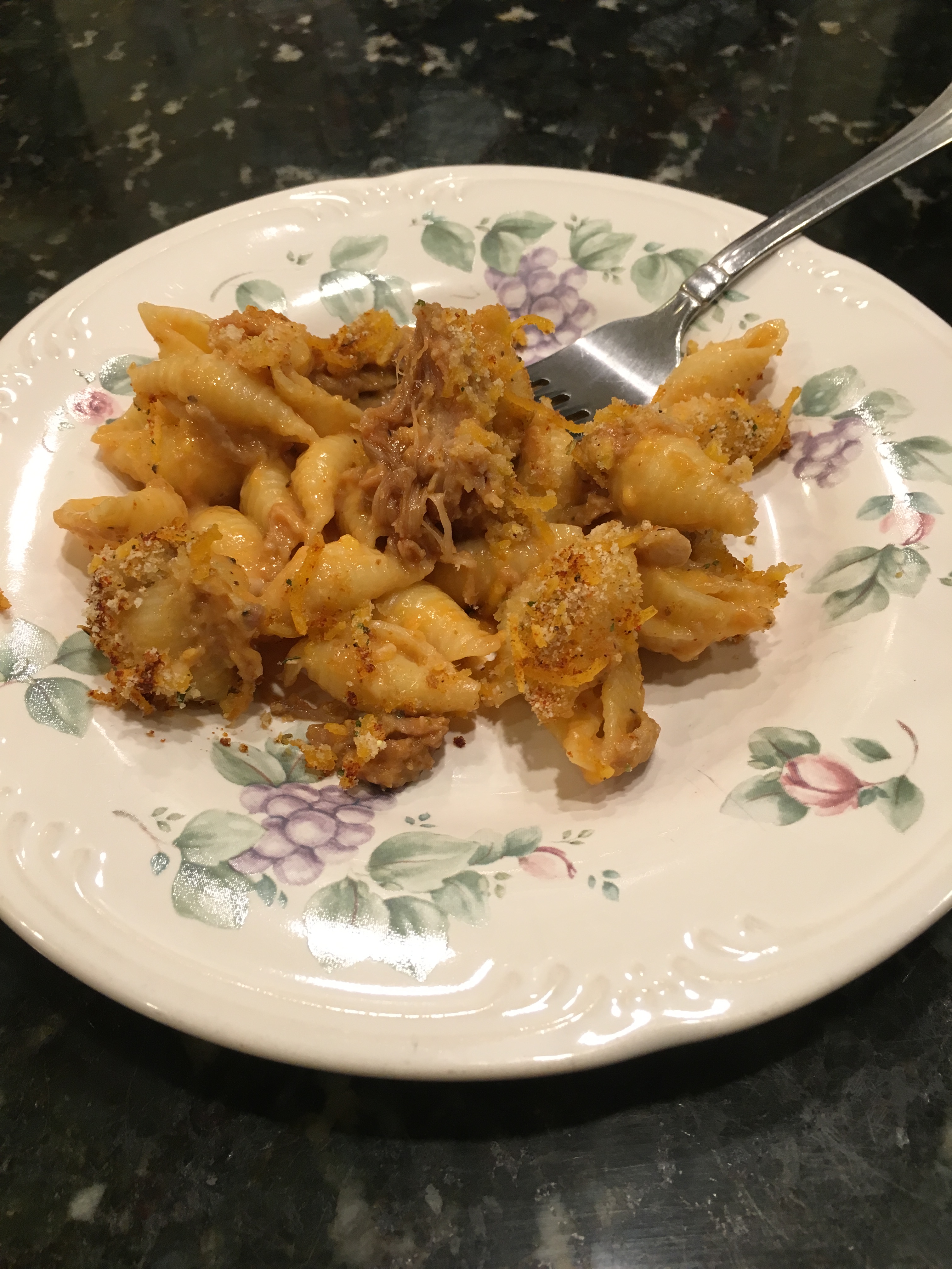 Pulled Pork Mac and Cheese