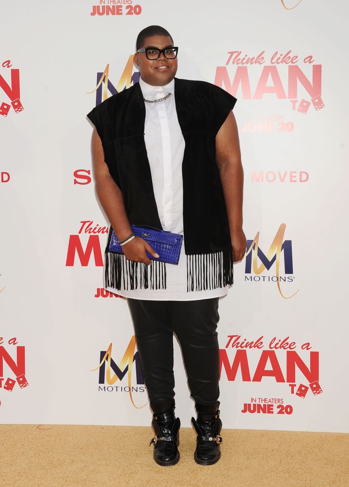 Then: Regardless of his weight, EJ never failed to dress to impress.