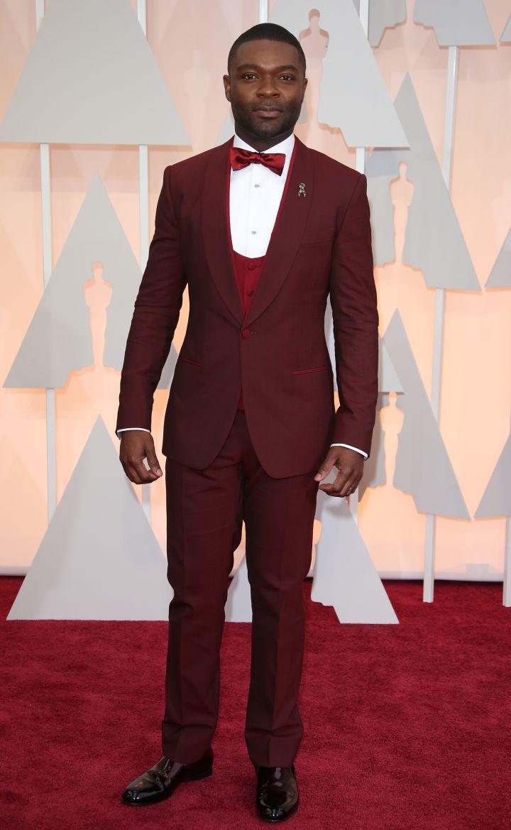 Dolce & Gabbana head-to-toe. This red tuxedo was unforgettable.