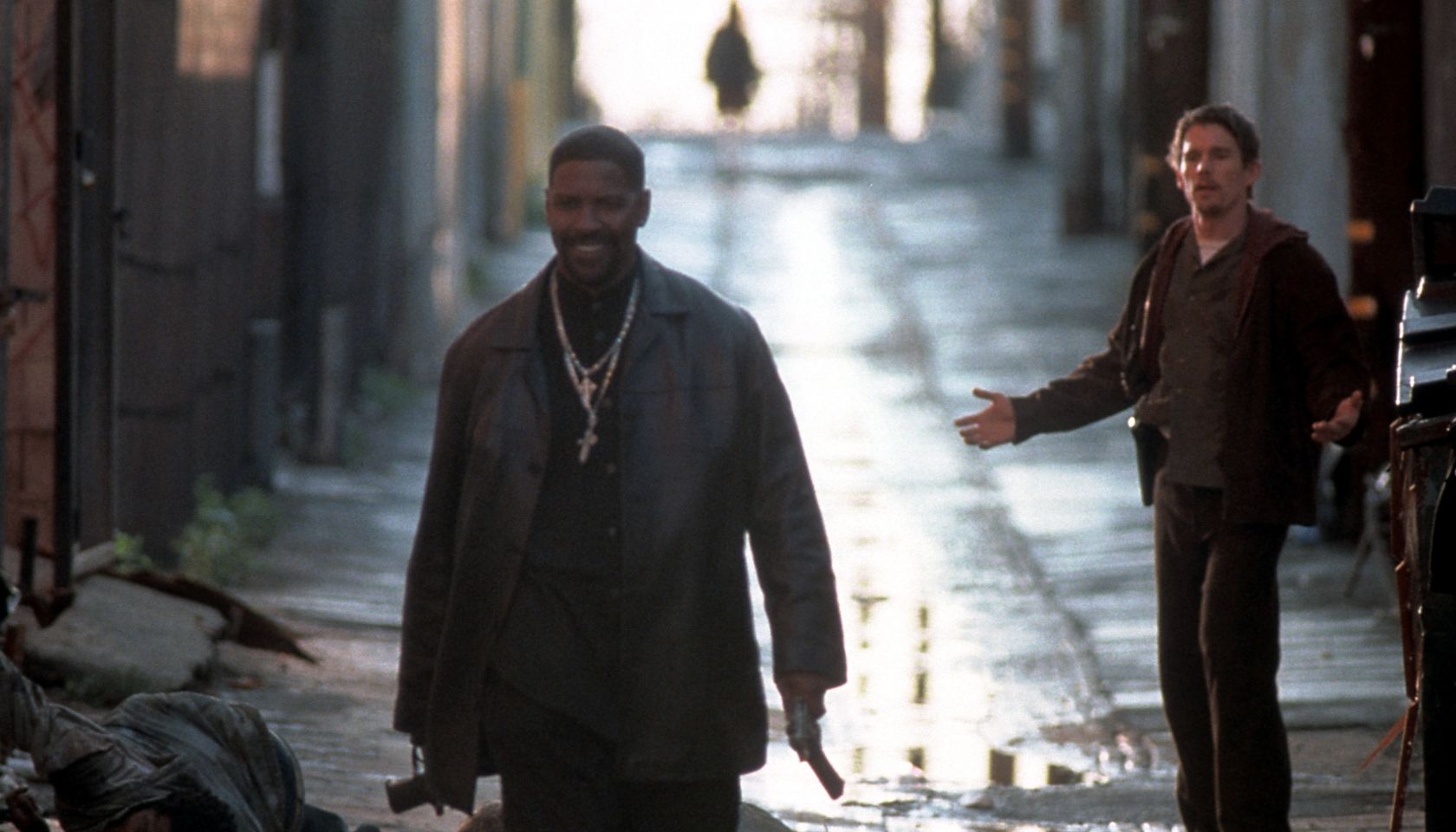 Denzel Washington And Ethan Hawke In 'Training Day'