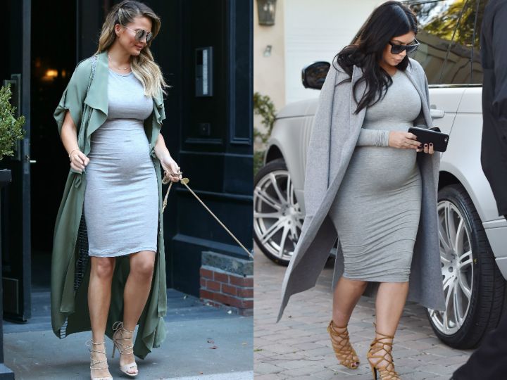 Gray with the trench coat.