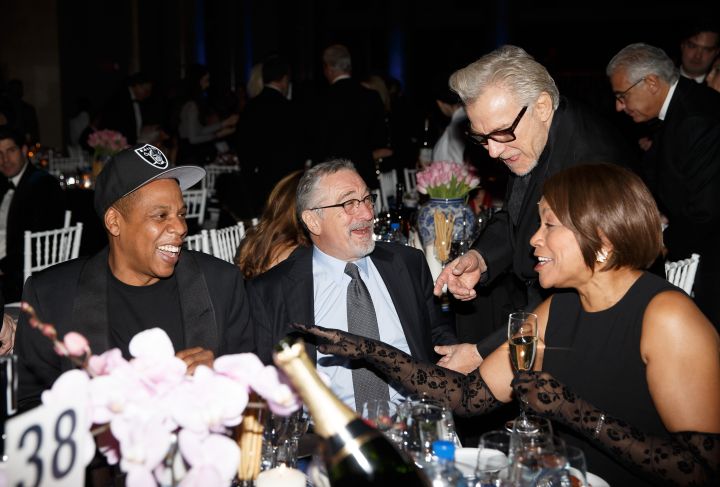 Jay Z, Robert De Niro, and His Wife Grace Hightower