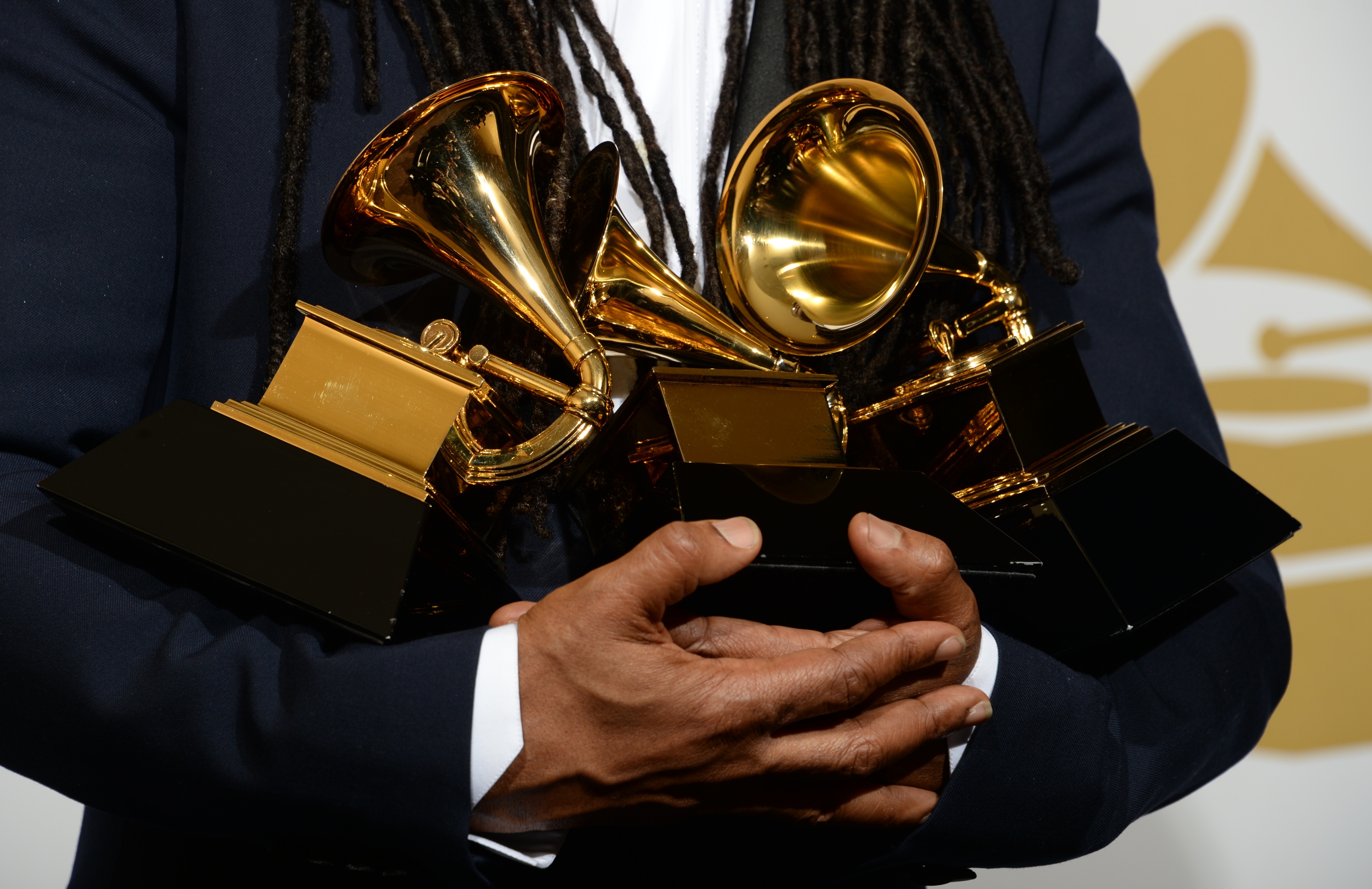 US-MUSIC-GRAMMY AWARDS-TROPHY